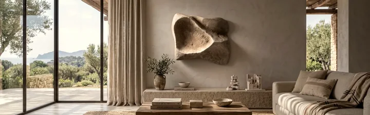 Curl in a sea-view living room